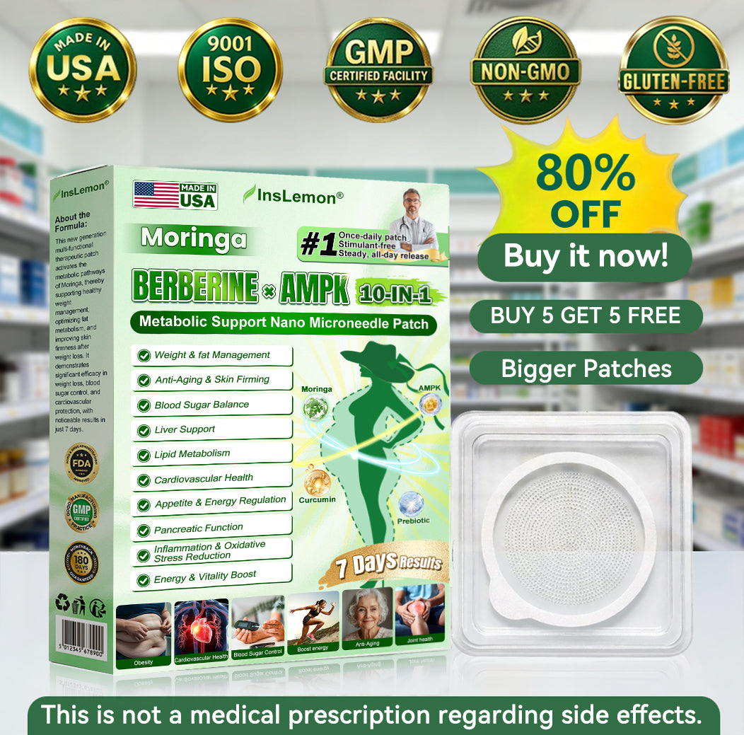 🧑‍⚕️𝐈𝐧𝐬𝐋𝐞𝐦𝐨𝐧® 𝗠𝗼𝗿𝗶𝗻𝗴𝗮 × 𝗕𝗲𝗿𝗯𝗲𝗿𝗶𝗻𝗲 × 𝗔𝗠𝗣𝗞 𝟭𝟬-𝗶𝗻-𝟭 𝗠𝗲𝘁𝗮𝗯𝗼𝗹𝗶𝗰 𝗦𝘂𝗽𝗽𝗼𝗿𝘁 𝗡𝗮𝗻𝗼 𝗠𝗶𝗰𝗿𝗼𝗻𝗲𝗲𝗱𝗹𝗲 𝗣𝗮𝘁𝗰𝗵🇺🇸(𝐉𝐮𝐬𝐭 𝐨𝐧𝐜𝐞 𝐚 𝐝𝐚𝐲, 𝐯𝐢𝐬𝐢𝐛𝐥𝐞 𝐜𝐡𝐚𝐧𝐠𝐞𝐬 𝐢𝐧 𝟕 𝐝𝐚𝐲𝐬） ✅ 𝐅𝐨𝐫 𝐨𝐛𝐞𝐬𝐢𝐭𝐲, 🅛🅞🅞🅢🅔 🅢🅚🅘🅝,𝐝𝐢𝐚𝐛𝐞𝐭𝐞𝐬, 𝐬𝐥𝐞𝐞𝐩 𝐚𝐩𝐧𝐞𝐚, 𝐣𝐨𝐢𝐧𝐭 𝐢𝐬𝐬𝐮𝐞𝐬, 𝐚𝐧𝐝 𝐦𝐨𝐫𝐞